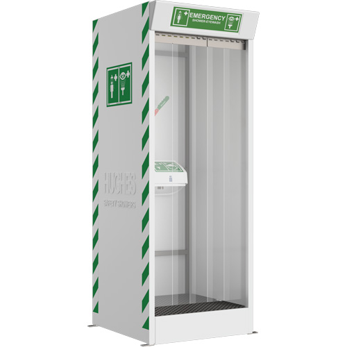 Emergency Cubicle Shower & Covered Eye & Face Wash Les Distributions ICE