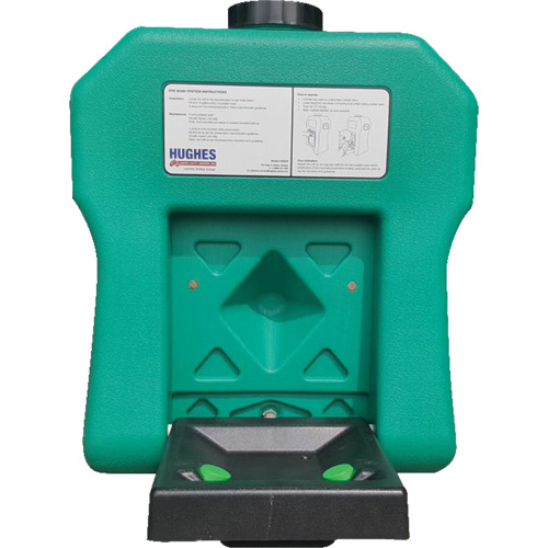 Poste de douche oculaire portable autonome, Aliment&eacute; par gravit&eacute;, Capacit&eacute; 16 gal., Conformit&eacute; ANSI Z358.1 Les Distributions ICE