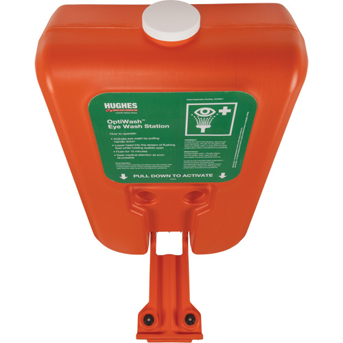 Poste de douche oculaire portable autonome, Aliment&eacute; par gravit&eacute;, Capacit&eacute; 10 gal., Conformit&eacute; ANSI Z358.1 Les Distributions ICE