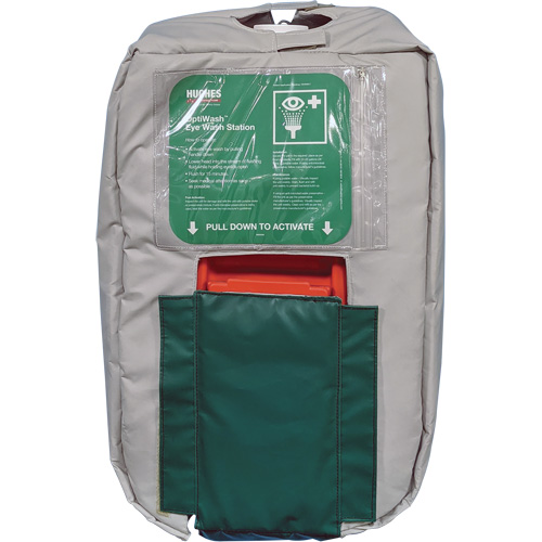 Enveloppe isol&eacute;e pour douche oculaire de 10 gallons aliment&eacute;e par gravit&eacute; Les Distributions ICE