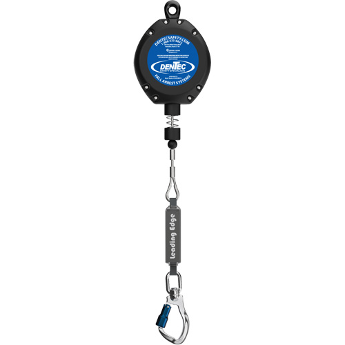 Cordage de s&eacute;curit&eacute; autor&eacute;tractable, 30', Acier galvanis&eacute;, Pivotant Les Distributions ICE