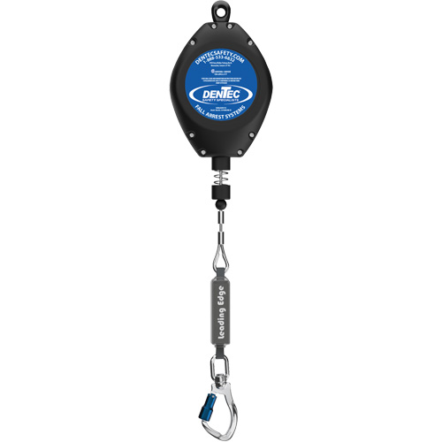 Cordage de s&eacute;curit&eacute; autor&eacute;tractable, 50', Acier galvanis&eacute;, Pivotant Les Distributions ICE