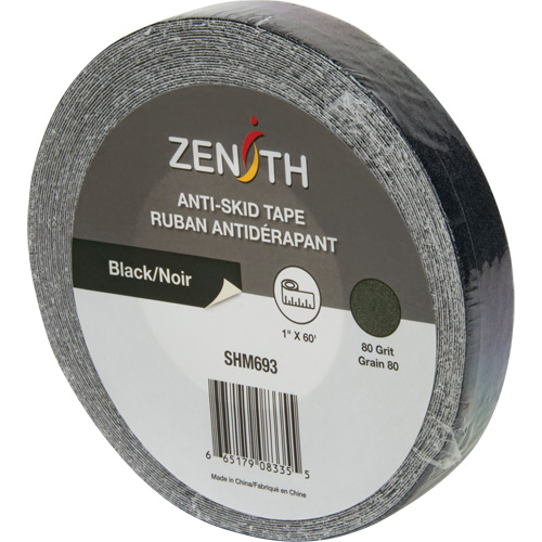 Ruban antid&eacute;rapant, 1" x 60', Noir Les Distributions ICE