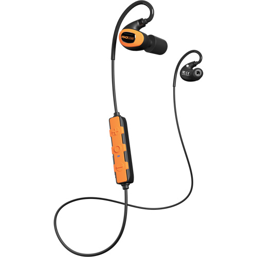 Safety Orange Pro 3.0 Bluetooth Earbuds Les Distributions ICE