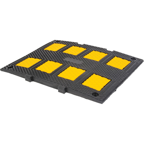 Middle Speed Hump, Rubber, 3' L x 20" W x 2" H Les Distributions ICE