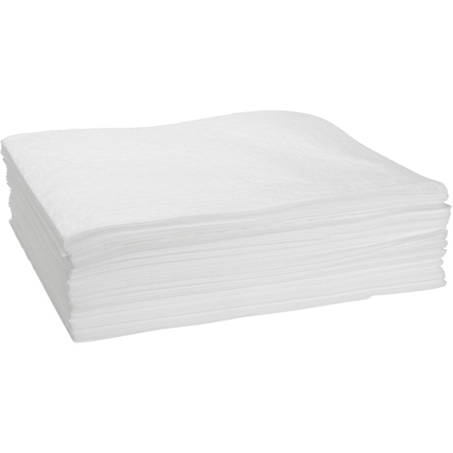 Bonded Sorbent Pad, Oil Only, 15" x 19", 10 gal. Absorbancy Les Distributions ICE
