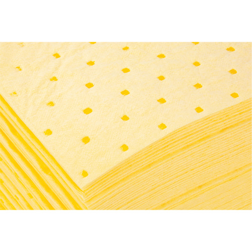 Bonded Sorbent Pads, Hazmat, 15" x 19", 8 gal. Absorbancy Les Distributions ICE