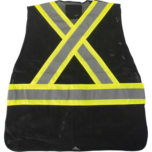 Veste d'arpenteur conforme aux normes de la CSA, Noir, Moyen, Polyester Les Distributions ICE