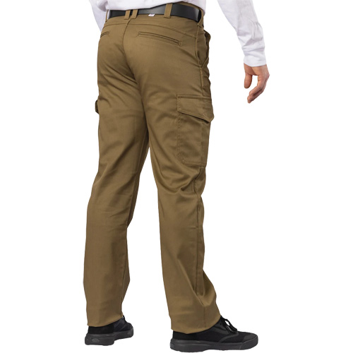 Pantalon cargo Big Flex, Poly-coton/Spandex, Vert olive militaire, Taille 46, Entrejambe 30 Les Distributions ICE