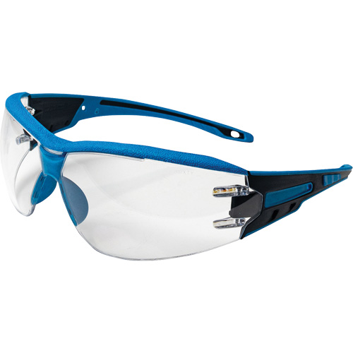 Captain Metal Detectable Rimless Safety Glasses, Clear Lens, Anti-Fog/Anti-Scratch, ANSI Z87+/Meets/Exceeds CSA Z94.3 Les Distributions ICE