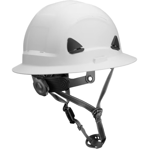 Casque Fibre Metal de style escalade avec bordure compl&egrave;te, R&eacute;pond aux normes CSA type 2, Suspension Rochet, Non ventil&eacute; Les Distributions ICE