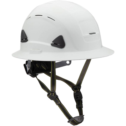 Casque Fibre Metal de style escalade avec bordure compl&egrave;te, R&eacute;pond aux normes CSA type 2, Suspension Rochet, Ventil&eacute; Les Distributions ICE