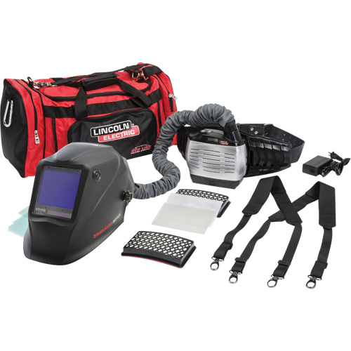 VIKING 3350 XG Auto-Darkening PAPR with Extended Battery, Welding Helmet, Lithium-Ion Battery Les Distributions ICE