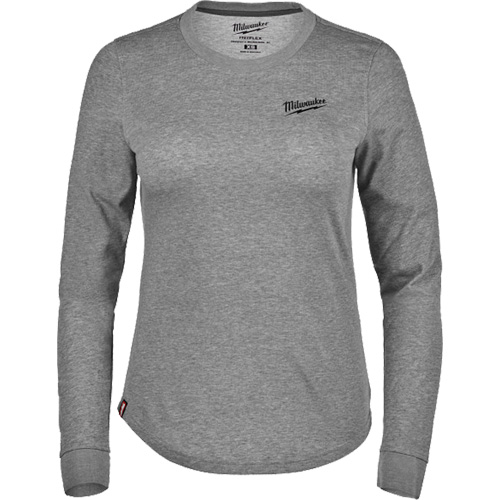 T-shirt hybride &agrave; manches longues FREEFLEX, Femmes, T-petit, Gris Les Distributions ICE