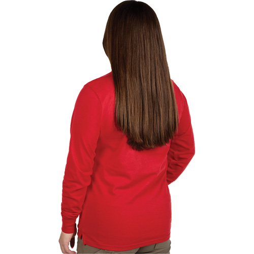 T-shirt &agrave; manches longues avec logo GRIDIRON, Femmes, T-petit, Rouge Les Distributions ICE