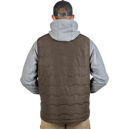 Veste l&eacute;g&egrave;re et isol&eacute;e FREEFLEX, Hommes, Petit, Brun Les Distributions ICE