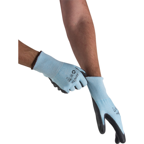 Gants &eacute;lastiques &eacute;cologiques r&eacute;sistants &agrave; la coupe, Taille 9, Calibre 13, Rev&ecirc;tement Polyur&eacute;thane, Enveloppe en PEHP/rPET, ASTM ANSI niveau A3 Les Distributions ICE