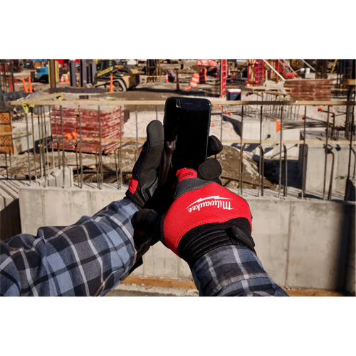 Gants de travail antivibration, Taille Petit, Paume Synth&eacute;tique Les Distributions ICE