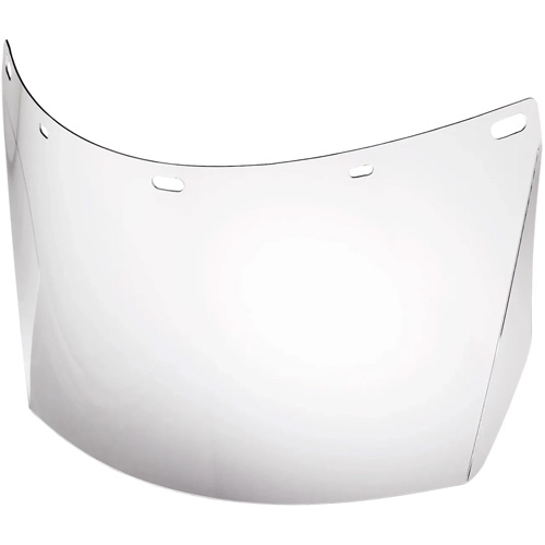 Lentille de rechange pour visi&egrave;re compl&egrave;te sans rev&ecirc;tement, Polycarbonate, Teinte Transparent Les Distributions ICE