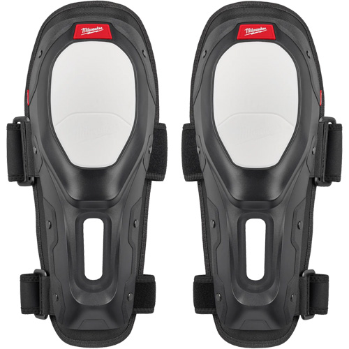 Dynamic Flooring Knee Pad, Hook and Loop Style, Plastic Caps, Foam Pads Les Distributions ICE