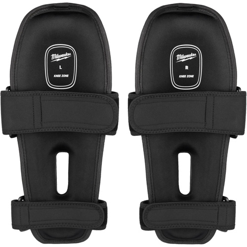 Dynamic Flooring Knee Pad, Hook and Loop Style, Plastic Caps, Foam Pads Les Distributions ICE