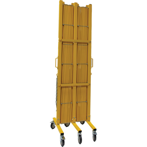 Expandable Barrier, 84" H x 20' L, Yellow Les Distributions ICE