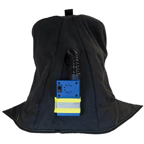 Cagoule de protection contre l'arc &eacute;lectrique TCG, Noir, 40 cal/cm², ANSI Z87.1/ASTM F1506/ASTM F1959/ASTM F2178/R&eacute;pond ou surpasse la norme CSA Z462/NFPA 70E, 4 Arc &eacute;lectrique EPI cat&eacute;gorie niveau Les Distributions ICE