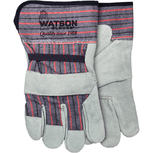Guardn Duty Gloves, One Size, Split Cowhide Palm Les Distributions ICE
