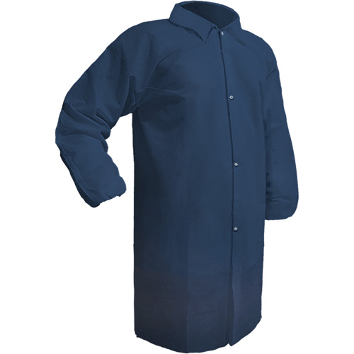 Care Lab Coat, Polypropylene, Medium, Blue Les Distributions ICE