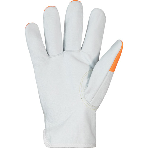 Gants haute visibilit&eacute; r&eacute;sistants &agrave; la coupe Endura Pro, Taille Petit, Enveloppe en Cuir de vache, ASTM ANSI niveau A6 Les Distributions ICE