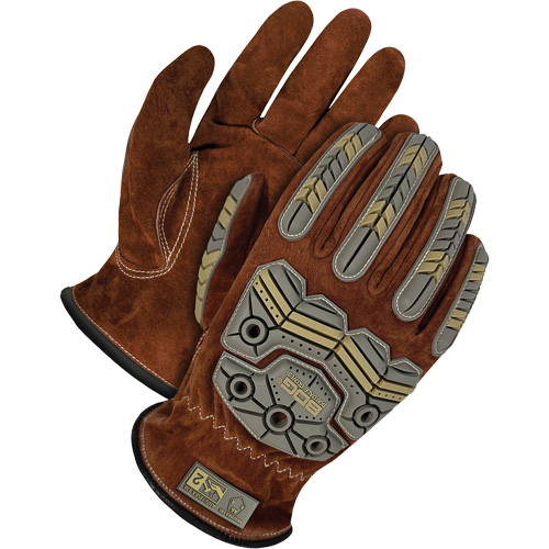 Classic Reverse Grain Driver Gloves, Small, Grain Pigskin Palm Les Distributions ICE