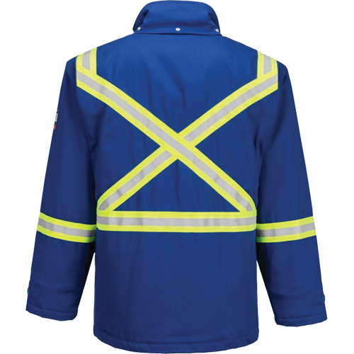 Bizflame&reg; 88/12 Insulated Winter Parka, Blue, Small Les Distributions ICE