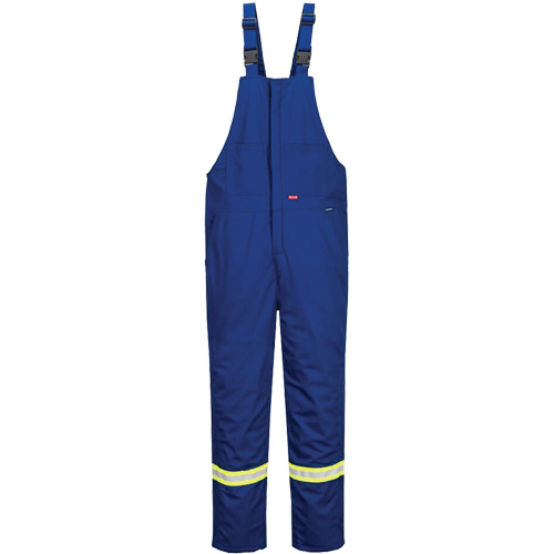Pantalon &agrave; bavette isol&eacute; 88/12 Bizflame, Coton/Nylon, Moyen (grande taille), Bleu Les Distributions ICE