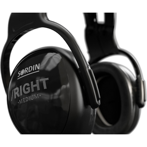 left/RIGHT Earmuff, Headband, 25 NRR dB Les Distributions ICE
