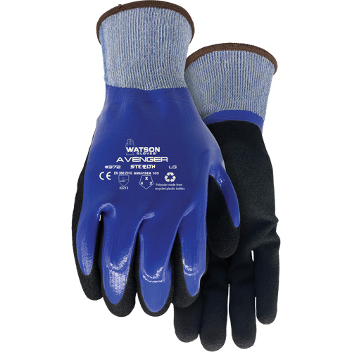 Gants Stealth Avenger 372, Petit, R&ecirc;vetement Nitrile, Calibre 15, Enveloppe en rPET Les Distributions ICE