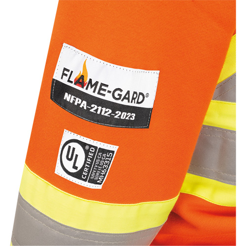Heavyweight Safety Hoodie, Women's, X-Small, High Visibility Orange Les Distributions ICE