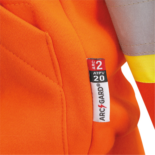 Heavyweight Safety Hoodie, Women's, X-Small, High Visibility Orange Les Distributions ICE