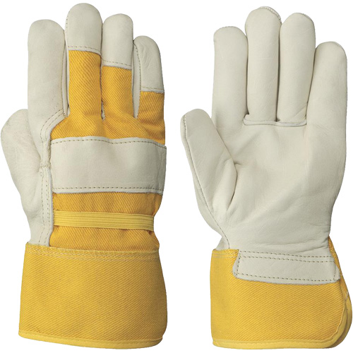Gants isol&eacute;s en cuir fleur de vache pour femmes, Taille unique, Paume en Cuir fleur de vache, Doublure en Molleton Les Distributions ICE
