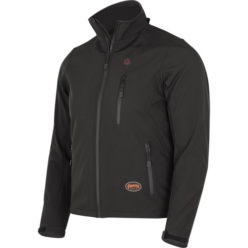 Veste chauffante Softshell, Hommes, Petit, Noir Les Distributions ICE