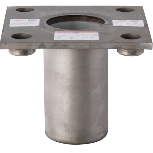 Base d'insertion principale en acier inoxydable avec plaque sup&eacute;rieure pour espace clos DBI-SALA Les Distributions ICE