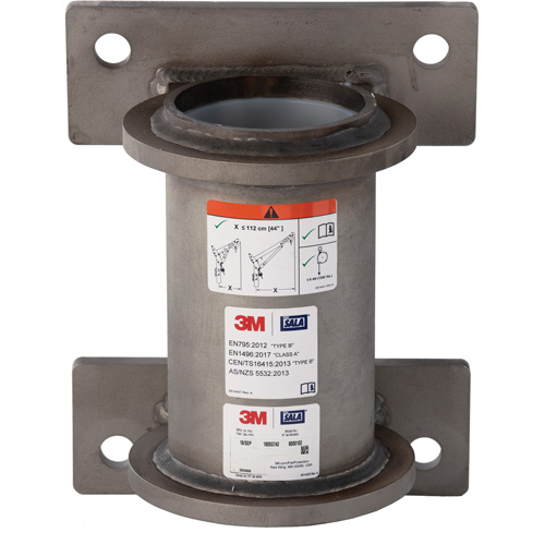 DBI-SALA&reg; Confined Space Wall Mount Base, Stainless Steel Les Distributions ICE