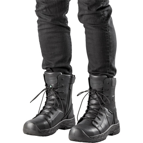 Bottes de s&eacute;curit&eacute; Ice Hero II pour hommes, Cuir, Semelle R&eacute;sistant aux perforations, Pointure 10 Les Distributions ICE