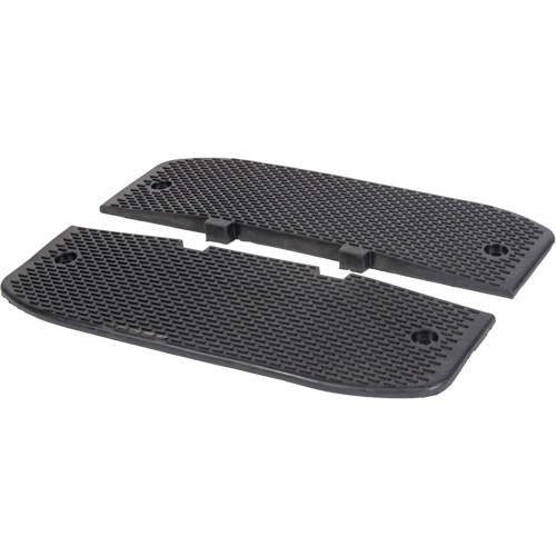 Speed Hump End Caps, Rubber, 3' L x 20" W x 2" H Les Distributions ICE