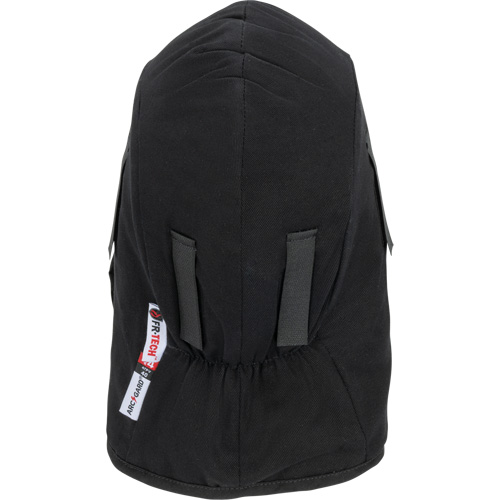 Pioneer 766A Flame-Resistant Quilted Hard Hat Liner with Detachable Mouthpiece, Black/Grey, Cotton/FR-Tech&reg;/Modacrylic/Nylon Les Distributions ICE