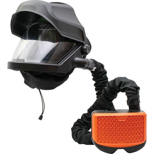 PEAKAIR MAXSHIELD avec devant rabattable & ensemble de souffleur ADF X90VX, Respirateur &agrave; masque, Pile Lithium-ion Les Distributions ICE