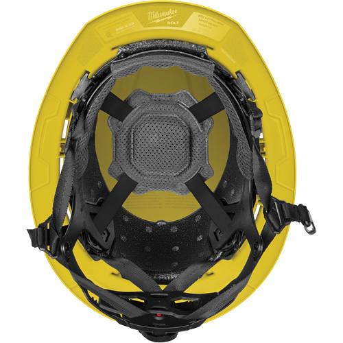 BOLT Full Brim Safety Helmet, Meets CSA Type 2, Ratchet Suspension, Non-Vented Les Distributions ICE