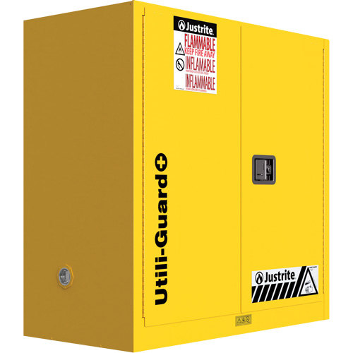 Utili-Guard+ Flammable Safety Cabinet, 30 gal., 1 Door, 43" W x 44" H x 22" D Les Distributions ICE