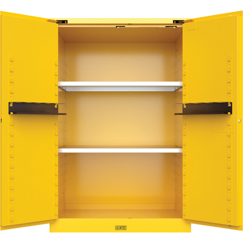 Armoire de s&eacute;curit&eacute; pour produits inflammables Utili-Guard+, 90 gal., 2 Porte(s), 43" La x 65" h x 37" p Les Distributions ICE
