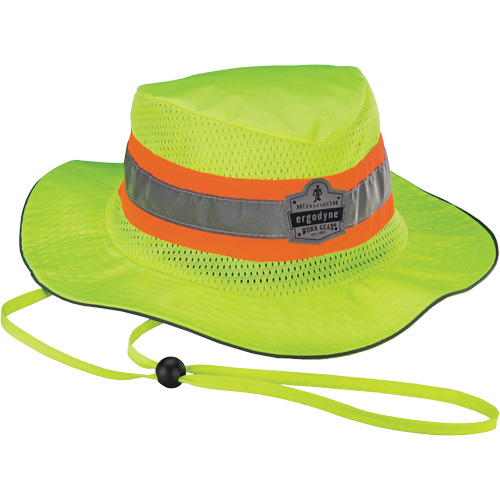 Chapeau de soleil de garde forestier GloWear 8935, grand/tr&egrave;s-grand, Jaune lime haute visibilit&eacute;, Polyester Les Distributions ICE