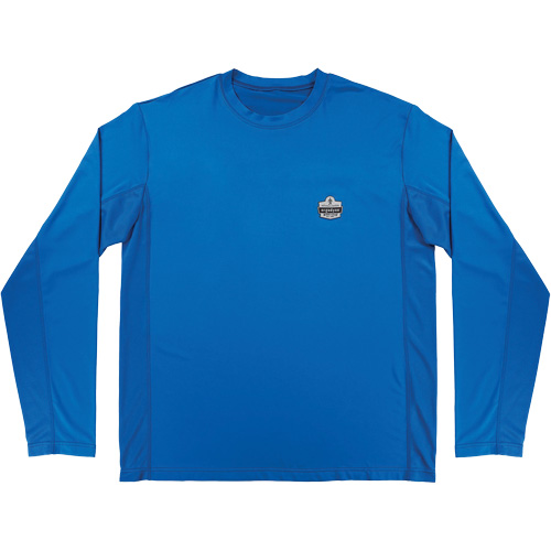 Chemise de refroidissement &agrave; manches longues avec protection solaire et UV Chill-Its 6689, Bleu, Petit Les Distributions ICE